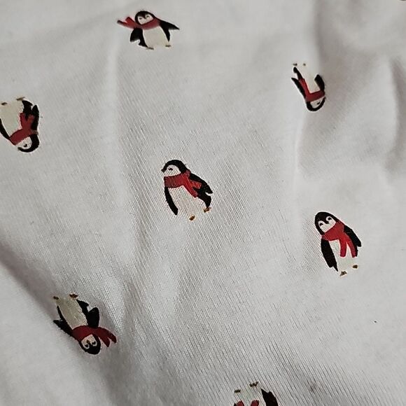 Carter's 3 Piece Set Penguin Bodysuits Pants Mommy's Cool Dude Red White Grey 6M - Picture 2 of 5
